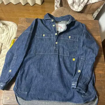 네이탈 디자인/데님 셔츠/풀오버/인디고