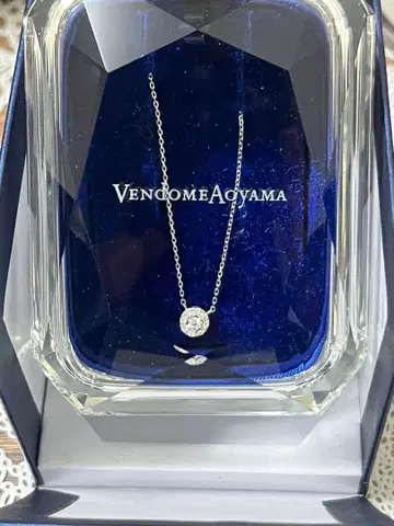 반돔 아오야마 다이아몬드 목걸이 플라티나