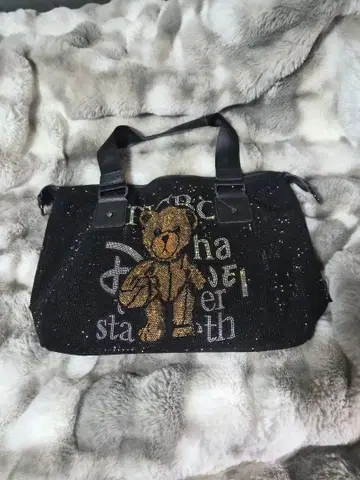 베어 모티브 토트백