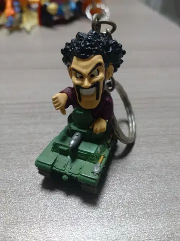 드래곤볼 Z 라이딩 키링 미스터 사탄 & 탱크