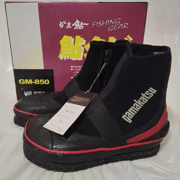 가마가츠 은어 낚시 신발 펠트 밑창 중간 분리형 24cm 미사용품