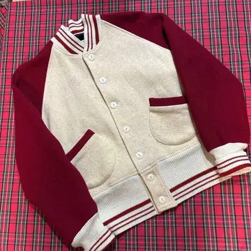 빈티지 구제 의류 Zoom 바시티 자켓