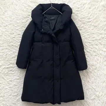 TABASA A라인 숄카라 다운 롱 자켓