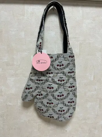 미사용 푸프레 peu pres 미튼 백 휘핑 자카드