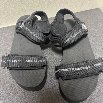 [1주간 한정판 판매] CAMP7 블랙 스포츠 샌들