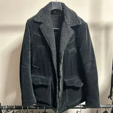 [새상품급] 엔바이넘버나인 코듀로이 자켓 블랙 사이즈 3