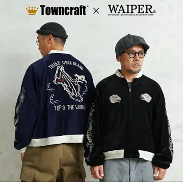 Towncraft x WAIPER 네이비 스카잔 M 사이즈