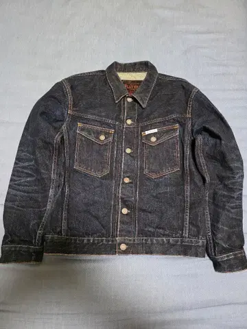 플랫 헤드 데님 자켓 아메카지 구제 의류