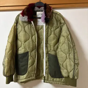 새상품급 루카 레이디 랙 루카 퀼팅 자켓