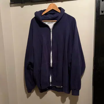 빈티지 더블 페이스 안감 서멀 네이비