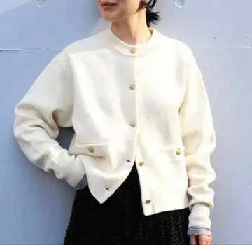 이에나 더블 페이스 니트 가디건