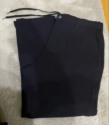 Johnbull 네이비 슬랙스 허리밴딩