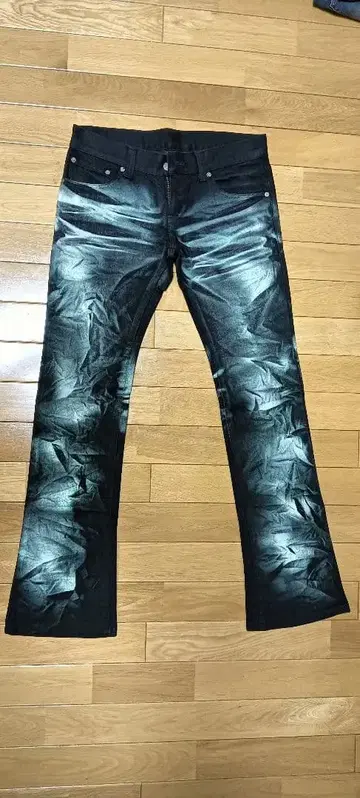 토네이도 마트 블랙 데님 팬츠