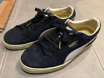 PUMA 네이비 스웨이드 스니커즈 26.5cm