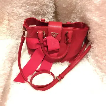 레드 리본 포함 숄더백 2way Maison de FLEUR