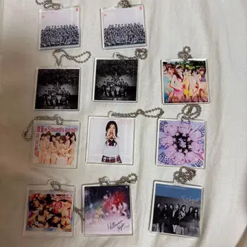 AKB48 자켓 사진 아크릴 키링