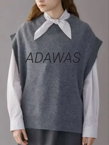[ ADAWAS ] 그레이 니트 베스트