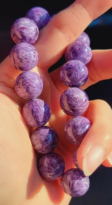 !!세계 3대 힐링스톤!! 최상급 찰로아이트 팔찌 럭셔리 14mm