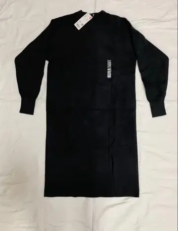 [ 미사용 새상품 ] UNIQLO 수플레얀 원피스 블랙 S