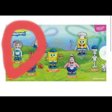 스펀지밥 SOAP 게살버거 레스토랑 샌디