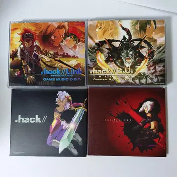 .hack 애니메이션/게임 사운드트랙 싱글 4세트