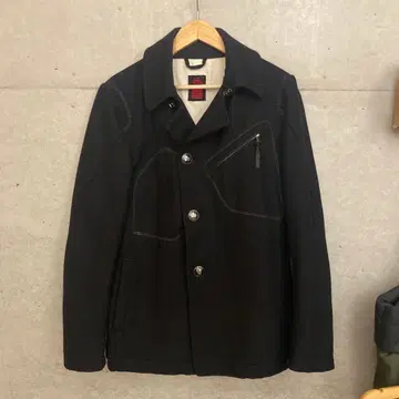 MARITHE + FRANCOIS GIRBAUD 피 코트 다크 의류