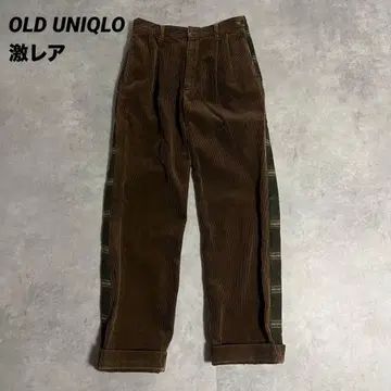 초레어! 올드 UNIQLO 코듀로이 팬츠 845-3501 브라운