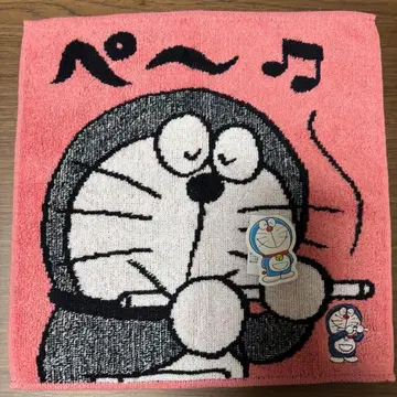 새상품 도라에몽 뻬~ 타월 손수건 핸드 타월 50주년 기프트