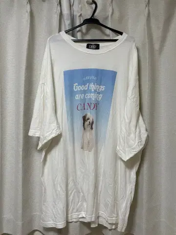 CANDY STRIPPER 개 T셔츠