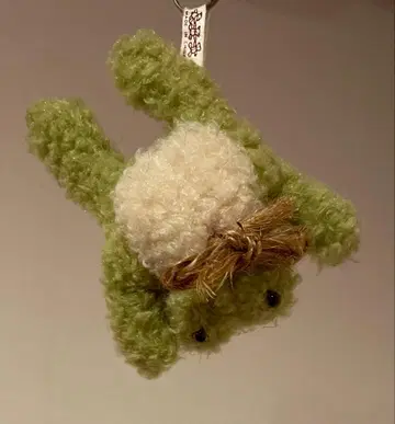 당시 물건 정글짐 개구리 봉제 인형 키링 쇼와 레트로