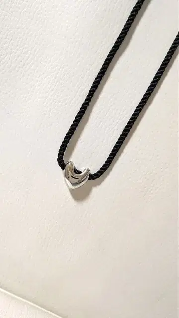 유칼립투스 하트 목걸이 초커 스픽 앤 스팬