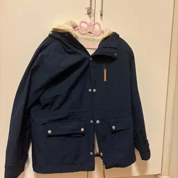 여성용 마운틴 후드티 M 사이즈 네이비