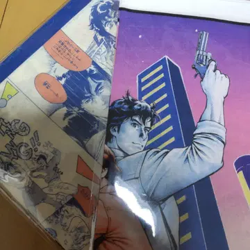 시티헌터 대원화전 40주년 cityhunter 손수건