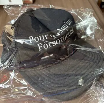 블랙 메쉬 캡 FOFSOMEONE