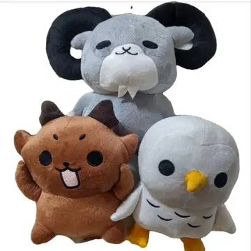 99 나이트 인 더 포레스트 봉제 인형 사슴 올빼미 양 3개 세트