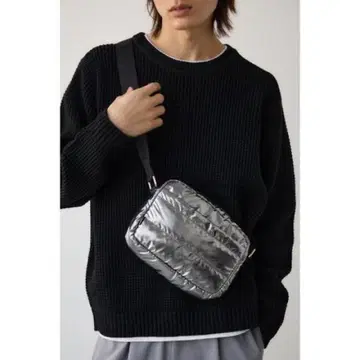 AZUL 실버 숄더백