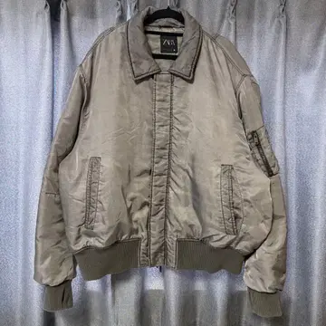 ZARA 봄버 자켓 플라이트 자켓 밀리터리 자켓 페이드