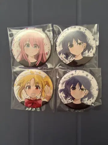 봇치더록! 극장판 랜덤 캔뱃지 4개 세트