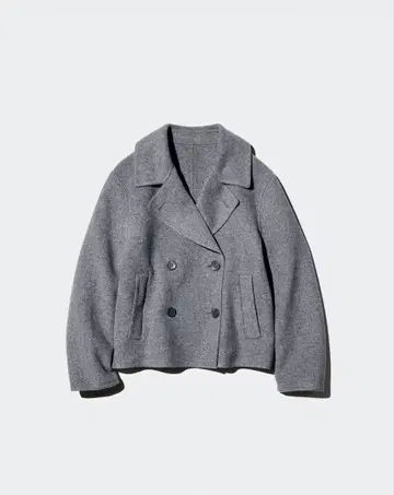 더블 페이스 숏코트 릴랙스 핏 XS