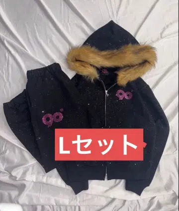 9090girl OG 로고 글리터 셋업 글리터