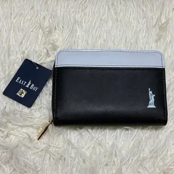 [ 미사용 새상품 ] EAST BOY 접이식 지갑 블랙 스카이블루