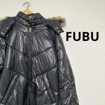 FUBU 후부 화학 섬유 다운 자켓 블랙 L 사이즈
