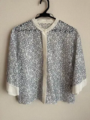 레이스 블라우스