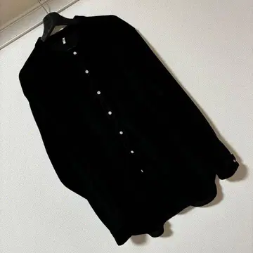 DUFFER 코듀로이 셔츠 L 블랙