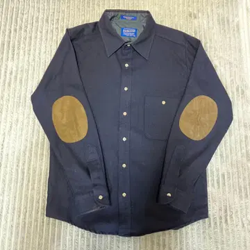 Pendleton 네이비 엘보 패치 셔츠 XL
