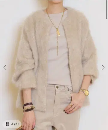 Deuxieme Classe PORTMIX 크루넥 가디건