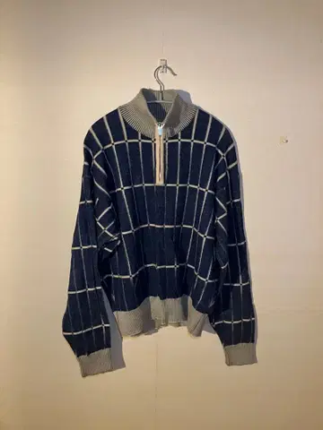 jacquemus 하프 지퍼 니트