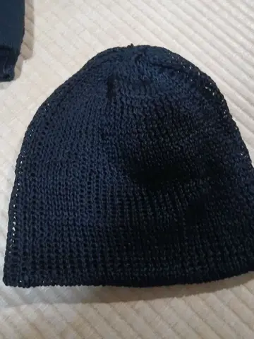 junhashimoto 비니 니트 모자 블랙