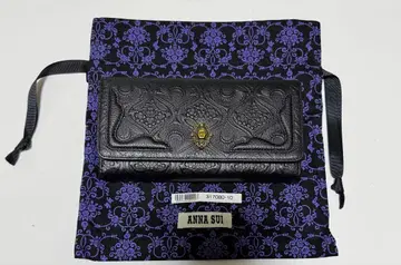 ANNA SUI 안나수이 노바 금장 장지갑 블랙 새상품
