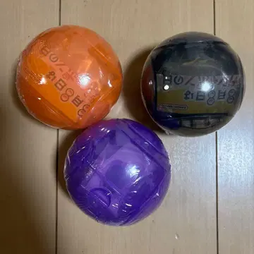 가샤폰 자판기 캡슐 컬렉션 오렌지 퍼플 블랙